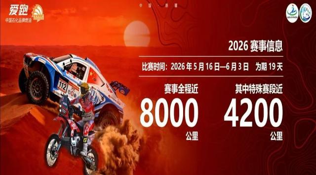 环塔发布2026年赛事信息：全程8000公里，赛期19天
